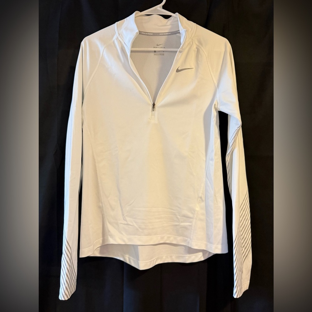 Nike Women's White Long Sleeve Top